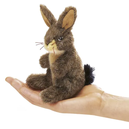 Mini Feldhase Fingerpuppe Hase braun 2675 Plüschtier Stofftier Kuscheltier