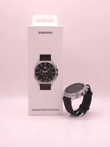 Samsung Galaxy Watch8 Classic Smartwatch - Premium Smartwatch aus Edelstahl mit 1.3