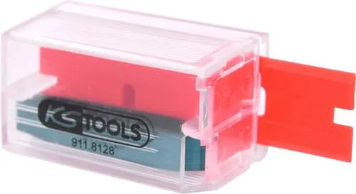 KS Tools Ersatz-Kunststoff-Schaberklingen, 10er Pack 911.8128