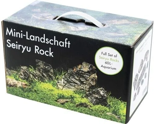 aquadeco Deko-Set Mini-Landschaft Seiryu Rock für 60 Liter Aquarium - Aquarien Zubehör: Schaffen Sie mit diesem Deko-Set eine traumhafte Unterwasserwelt für Ihre Fische und genießen Sie die entspannende Wirkung des Aquascapings.