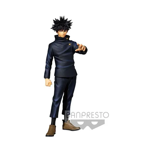 Banpresto Jujutsu Kaisen - Jukon No Kata - Megumi Fushiguro - 16cm Statue - Detailreiche Statue von Megumi Fushiguro aus Jujutsu Kaisen, ideal für Sammler und Fans der Kunstwelt.
