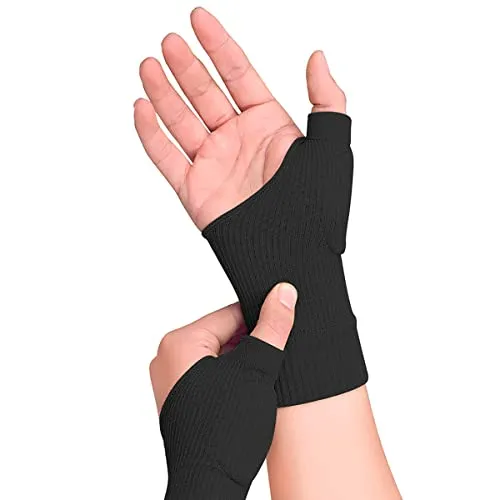 Jootuepo Therapie-Arthritis-Kompressionshandschuhe - Bandagen für Hände & Gelenke: Fingerlose Handschuhe mit Gel für maximalen Komfort und Bewegungsfreiheit, ideal zur Schmerzlinderung bei Arthritis und Handverletzungen.