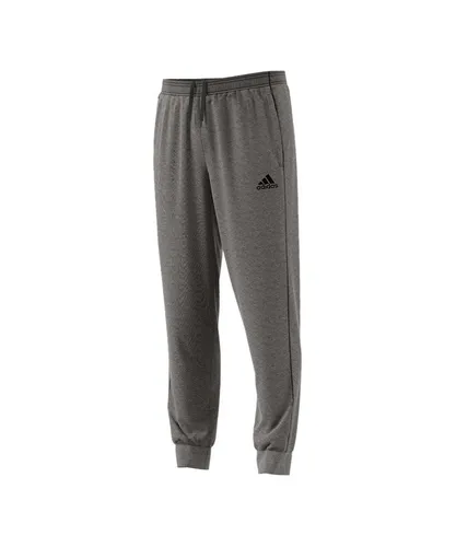 adidas Herren Core 18 Sweat Trainingshose - Komfortabel in Dunkelgrau - Shorts & Hosen mit elastischem Bund und Kordelzug für perfekten Sitz, ideal für Training und Freizeit. Stylisches Adidas Logo und reguläre Passform.