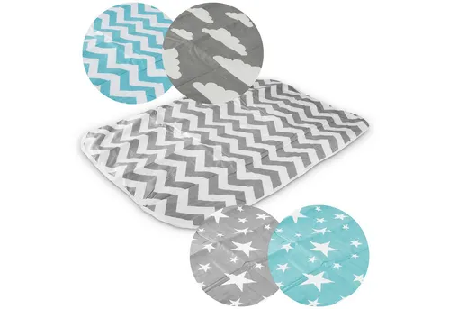 all Kids United Wickelauflage Wickelauflage–Faltbar, Wasserfest, Reisetauglich & Für Babys Praktisch, atmungsaktive, waschbare Unterlage