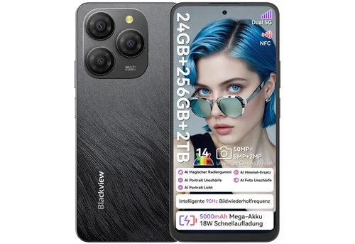 Blackview Shark 9 5G AI Handy mit 50 MP Kamera