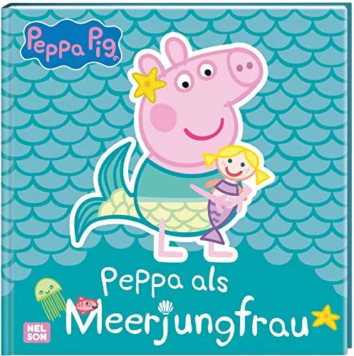 Peppa Wutz Bilderbuch: Peppa als Meerjungfrau: Mit glänzender Folie auf dem Cover | Für Kita-Kinder