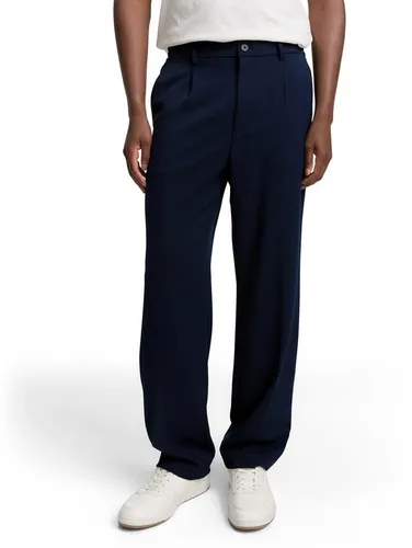 TOM TAILOR DENIM Herren Chinohose, Gr. 36, blau - Modische Herren-Chinohose von TOM TAILOR Denim in sky captain blue. Pflegeleichtes Material mit elastischem Bund und lässigem Schnitt für optimalen Tragekomfort – perfekt für Freizeitaktivitäten.