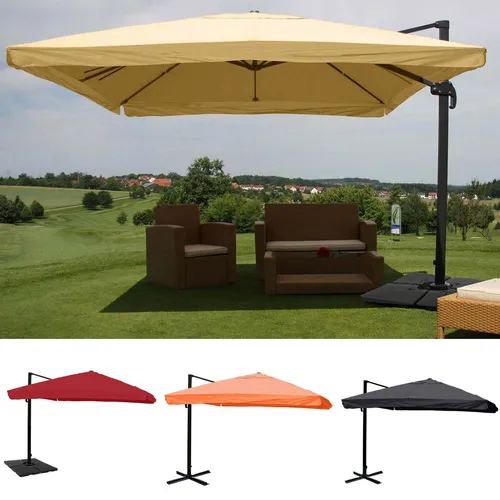 Gastronomie-Luxus-Ampelschirm HWC 3,5x3,5m