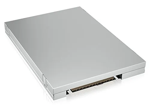 ICY BOX IB-M2U01 Konverter M.2 NVMe zu 2,5 Zoll U.2, 2230/2242/2260/2280, Aluminium, Silber