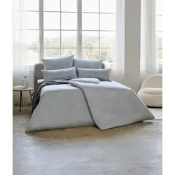 ESTELLA Mako Interlock Jersey Bettwäsche Pippa grau in grau von ESTELLA