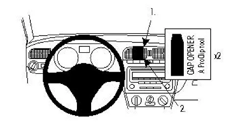 Brodit 854382 ProClip Halterung