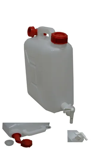 Produktbild Wasserkanister 10l mit Hahn und Ausgießer Kanister Camping Outdoor LaPlaya