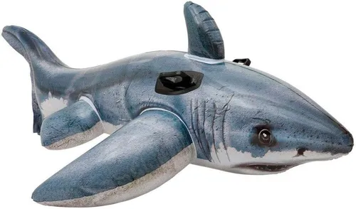 Intex Schwimmtier Great White Shark in grau von Intex
