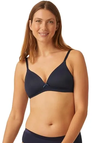 NATURANA BH Value Soft Bra Marine Polyamid D 75 Damen - Funktionsunterwäsche - Bequemer, bügelloser BH mit nahtlosen Cups für optimalen Halt und höchsten Tragekomfort, ideal für jeden Tag.