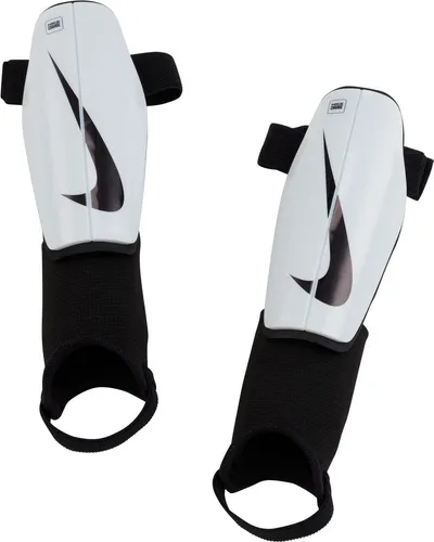 NIKE DX4610-100 Y NK CHRG GRD SU23 Shin Guards Unisex White/Black/Black Größe L