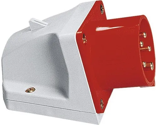 Produktbild CEE-Wandgerätestecker PCE 32A IP44 5-polig weiß/rot