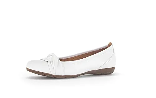 Gabor Damen Klassische Ballerinas – Elegante Flats für jeden Anlass - Hausschuhe – Klassische Ballerinas aus hochwertigem Rauleder und Glattleder mit flachem Absatz, ideal für stilvolle Auftritte und den täglichen Komfort.