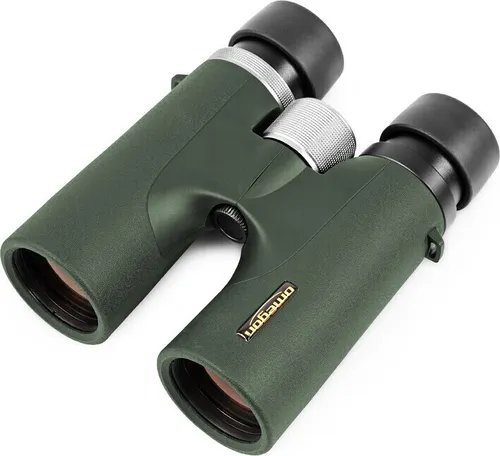 Omegon Fernglas Hunter 2.0 8x42 - Ferngläser, großes Gesichtsfeld für beeindruckende Naturbeobachtungen, wasserdicht und beschlagfrei, ideal für Tag und Nacht.