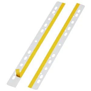 DURABLE 50 Heftstreifen, selbstklebend FILEFIX glasklar Kunststoff