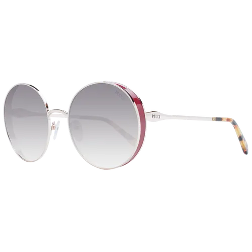 Emilio Pucci EP0187 28F Damen Sonnenbrille - Rosé Gold - Sonnenbrille für Damen mit 100% UVA & UVB Schutz und stylischem Verlaufsglas in Braun. Ideal für einen eleganten Look!
