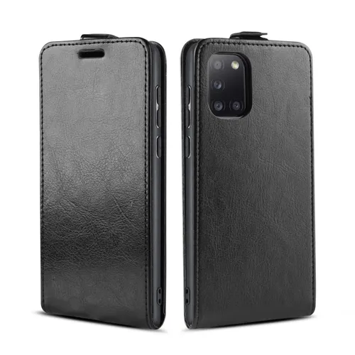 Handy Hülle für Samsung Galaxy A31 Handyhülle Magnet Klapphülle Cover Schwarz