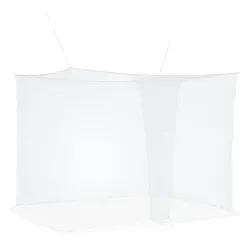 vidaXL Moskito-Netz für Bett 156 Maschen – 3-teiliges Set in Weiß - Schütze deinen Schlaf mit diesem modernen Moskitonetz aus robustem Polyester. Ideal für Sommernächte, sorgt es für Komfort und einen ungestörten Schlaf. Einfacher Ein- und Ausstieg dank genähter Öffnung.