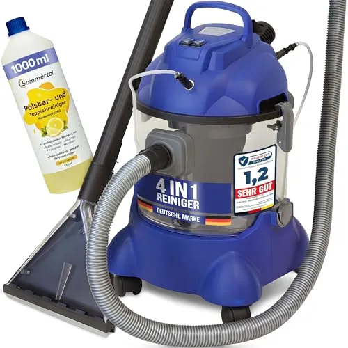 ALBATROS Nass-Trocken-Sauger Auto Hydro 7500: 4in1 Alleskönner für perfekte Fahrzeugreinigung - Nass- & Trockensauger mit 1200 W, 20l Volumen und 16 kPa Saugleistung. Ideal für die professionelle Reinigung von Auto und Wohnung, inklusive wiederverwendbarem Staubbeutel.