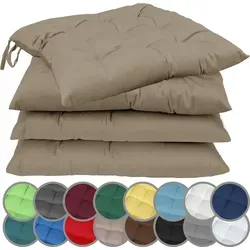 NatureMark Sitzkissen 4er-Set 40x40cm