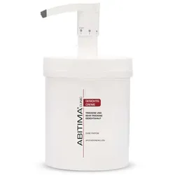 Abitima Clinic Gesichtscreme mit Dosierspender 1000 ml - Empfindliche Haut, feuchtigkeitsspendende Gesichtscreme mit Kokosnussöl und Vitamin E für glatte, beruhigte Haut. Ideal für individuelle Rezepturen.