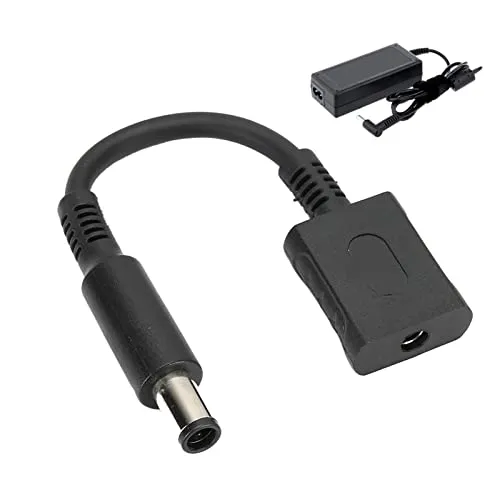 Laptop-DC-Netzteilkabel, 4,5 X 3 Mm Buchse auf 7,4 X 5,0 Mm Stecker-Ladeanschlussstecker Stromwandler-DC-Kabel, für HP Dell Laptop-Adapter-Ladegerät