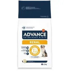 ADVANCE Renal Trockenfutter Hund, 12 kg für gesunde Nieren - Hundefutter speziell für Nierenunterstützung, fördert pH-neutralen Harn und beugt Oxalatsteinen vor. Geringer Phosphorgehalt schützt vor Hyperphosphatämie.