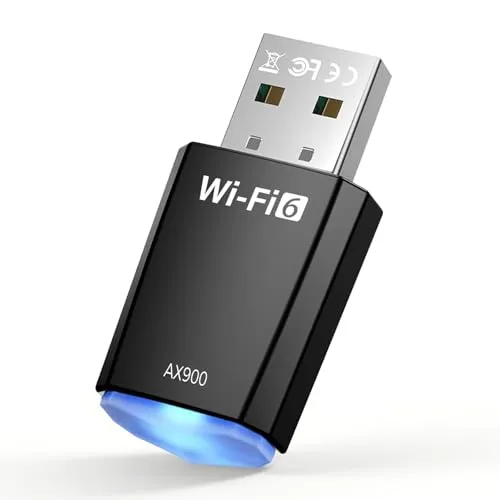 AX900 WLAN USB Stick – WiFi 6 Dual Band Adapter für PC und Laptop