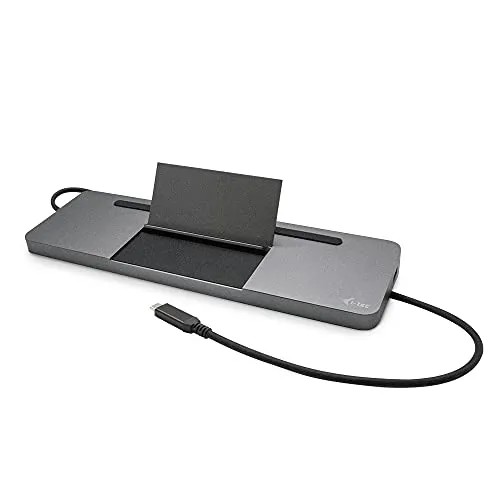 i-tec Ergonomic 4K USB-C Dockingstation - Weiteres Notebook-Zubehör mit 3 Ports für flexible Anschlussmöglichkeiten und 4K Videoausgabe, ideal für kreative Profis und Home Office.
