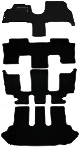 Autoteppiche Sprint00615, für 7-Sitzer mit Kofferraum, Rutschfest, für vorne, und 2 weitere Sitzreihen, für 7-Sitzer mit Kofferraum.