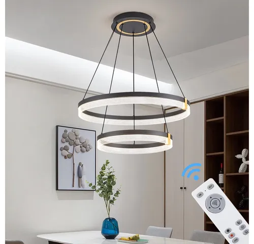 Euroton LED Deckenleuchte mit Fernbedienung und App in gold von Euroton