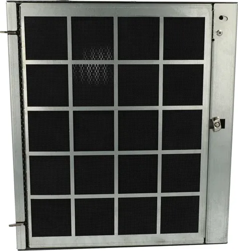 vhbw Aktivkohlefilter kompatibel mit Miele PUR 97 W, PUR 96 D, PUR 96 W, PUR 90 W, PUR 91 D Dunstabzugshaube - 25,6 x 23 x 2,2 cm, Regenerierbar