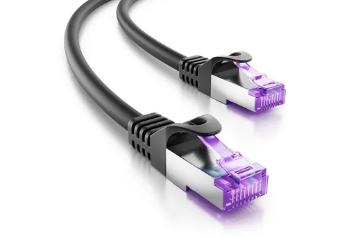 Netzwerkkabel Schwarz von deleyCON