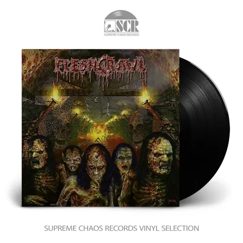 FLESHCRAWL - As Blood Rains From The Sky ... We Walk The Path Of Endless Fire…