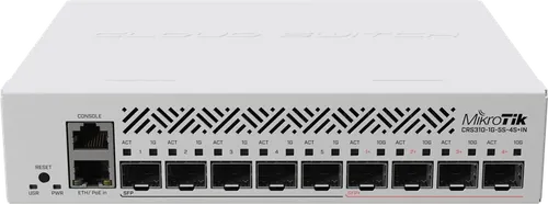 CRS310-1G-5S-4S+IN L3 Switch in grau von MikroTik
