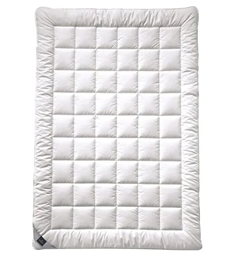 Billerbeck 7120930001 Decken 549 Lanadorm Light, 135 x 200 cm - Bettdecke aus 100 % Baumwolle und 100 % Schafschurwolle, ideal für den Sommer. Temperaturaustausch und Feuchtigkeitsregulierung für optimalen Schlafkomfort.