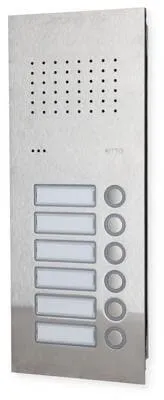 Ritto Acero pur Türstation Audio 6 Wohneinheiten von Ritto