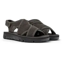 Camper Sandalen Dunkelgrau Größe 39 für Damen - Wanderschuhe in Dunkelgrau mit rutschhemmender Laufsohle und praktischem Klettverschluss – ideal für lange Wanderungen und den Sommer.