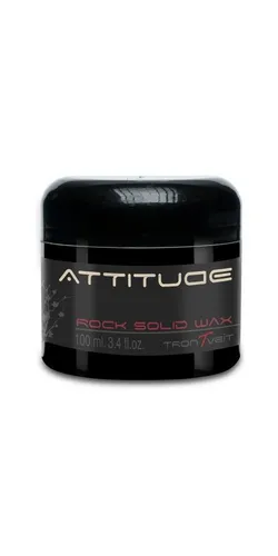 Attitude Rock Solid 100 ml - Haarwachs für starken Halt - Professionelles Haarwachs mit extrem starkem Halt, 100% wasserlöslich und ohne schädliche Inhaltsstoffe. Ideal für kreative Styles und lange Haltbarkeit. Perfekt für Friseure und Styling-Enthusiasten!
