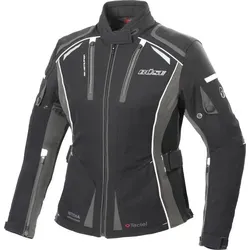 Büse Linda Motorrad Jacke Damen 40 - Wasserdicht und Atmungsaktiv - Motorradjacke für Damen in Größe 40, wasserdicht und atmungsaktiv mit herausnehmbaren Protektoren. Ideal für Sommerfahrten und sicheres Fahren.