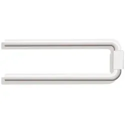 HEWI Handtuchhalter Serie 477 zweiarmig reinweiß von HEWI