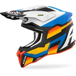 Airoh Strycker Glam blau, XL - Motorradhelm für Cross-Fans, mit HPC Schale und revolutionärem AMS²-System für maximale Sicherheit und Komfort bei jedem Ride.