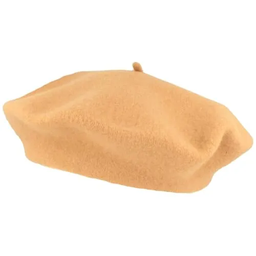 Breiter Damen Baskenmütze aus 100% Wolle - Baskenmützen & Barette für Damen, stylische und warme Wollmütze, perfekt für kalte Tage und modische Akzente.