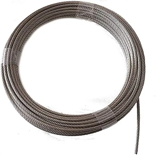 Drahtseil 4mm 5 Meter Edelstahl 7X19 EN 1.4401 weich A4 NIRO, Nirosta