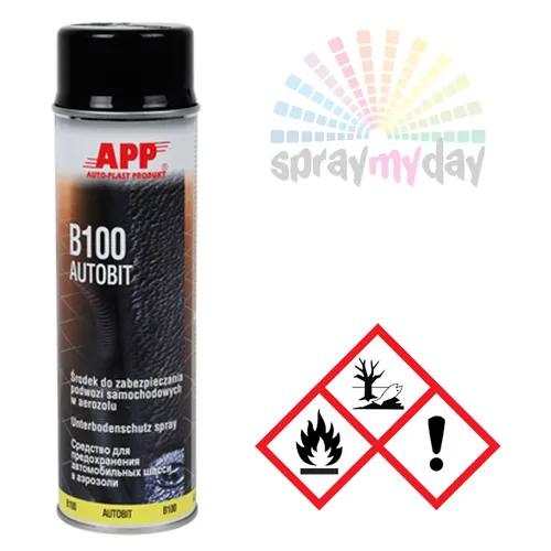 Unterbodenschutz schwarz B100 Autobit Spray APP - 500ml