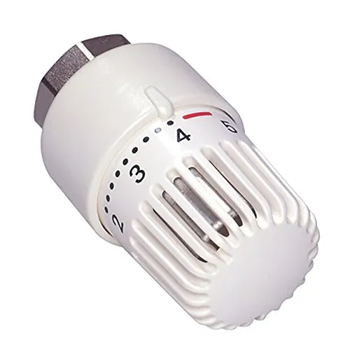 Thermostatkopf M30x1,5 weiß mit Nullstellung